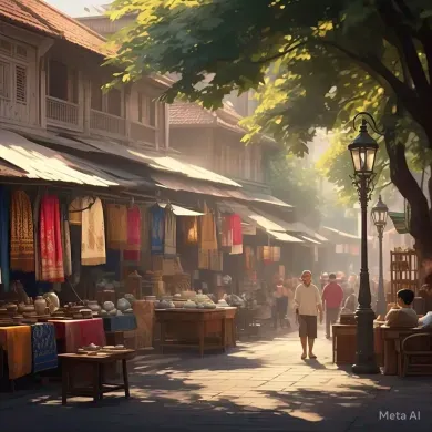 Fasilitas Nyaman di Bazar Antik Alun-Alun Bekasi
